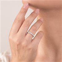 Anello Mirco Visconti Donna Vera  in Oro bianco Diamante 0.55 Ct Z720/EG10 - Z720/EG10